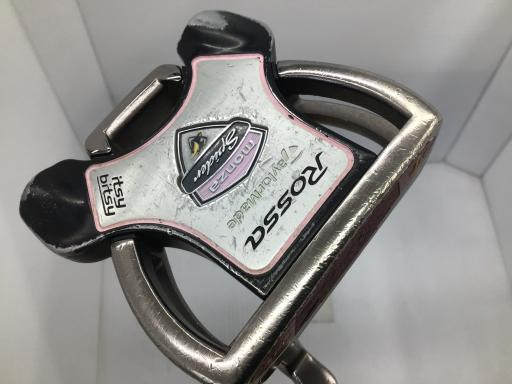 【中古】 テーラーメイド Rossa agsi+ itsy bitsy SPIDER クランクネック 32インチ レディース パター PT スチール (フレック...