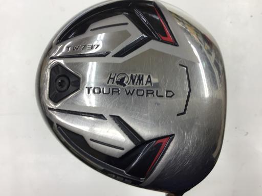 中古 Cランク （フレックスSR） 本間ゴルフ TOUR　WORLD　TW737　445　10.5° 純正特注シャフト SR 男性用 右利き ドライバー DR