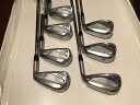 【中古】 ダンロップ SRIXON ZXi4 7S アイアンセット IR 純正特注シャフト (フレックスS) メンズ 男性用 右利き 右用 Cランク ゴルフクラ...