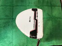 【中古】 オデッセイ VERSA V-LINE ホワイト 34インチ パター PT スチール (フレックスその他) メンズ 男性用 右利き 右用 Dランク ゴル...
