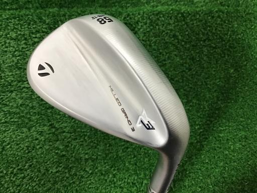 【中古】 テーラーメイド Taylor Made MILLED GRIND 3 58°/12° ウェッジ WG NS PRO MODUS3 TOUR105 (フレックスS) メンズ 男性用 右利き 右用 Cランク ゴルフクラブの商品画像