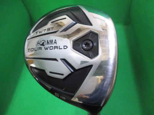 中古 Cランク （フレックスSR） 本間ゴルフ TOUR　WORLD　TW737　5W VIZARD　EX-C65 SR 男性用 右利き フェアウェイウッド FW