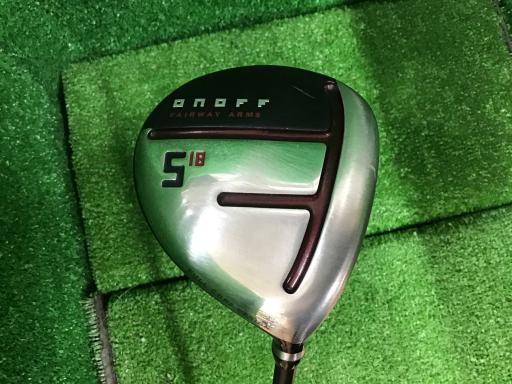 【中古】 グローブライド ONOFF ARMS(2020) AKA 5W フェアウェイウッド FW 純正特注シャフト (フレックスR) メンズ 男性用 右利き 右用 Cランク ゴルフクラブ