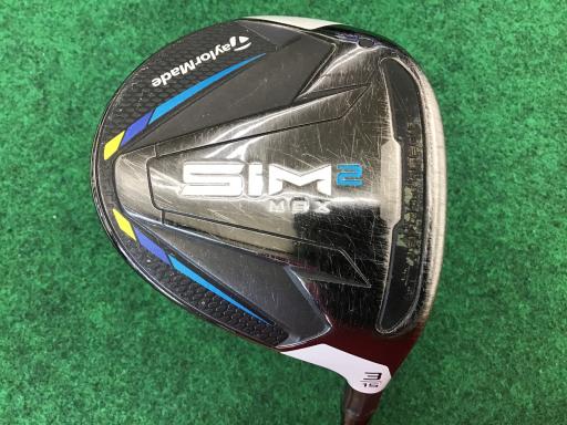 【中古】 テーラーメイド SIM2 MAX 3W フェアウェイウッド FW TENSEI BLUE TM50(SIM2 FW) (フレックスSR) メンズ 男性用 右利き 右用 Cランク ゴルフクラブ