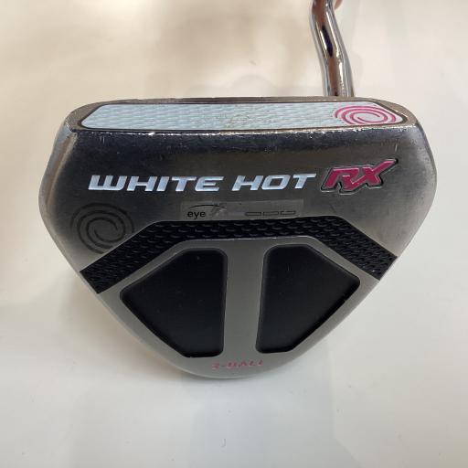 中古 Dランク （フレックスその他） オデッセイ WHITE　HOT　RX　2・BALL　V-LINE　32インチ　レディース スチール その他 レディース 右利き パター PT