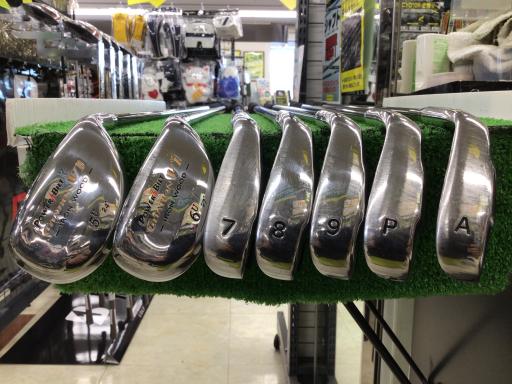 【中古】 パワービルト CITATION V1 8S アイアンセット IR オリジナルカーボン (フレックスSR) メンズ 男性用 右利き 右用 Cランク ゴルフクラブ