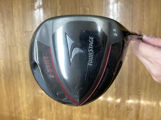 【中古】 ブリヂストン TOURSTAGE X-DRIVE 445 9.5° ドライバー DR Tour AD QUATTROTECH MD-6 (フレックスS) メンズ 男性用 右利き 右用 Dランク ゴルフクラブ