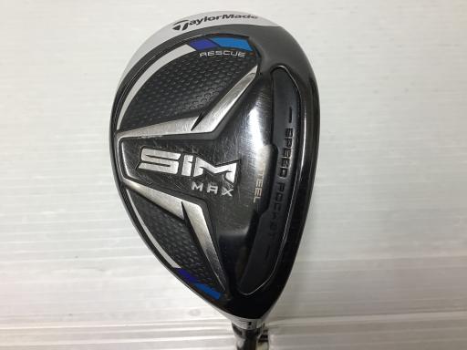 【中古】 テーラーメイド SIM MAX U3 ユーティリティ UT TENSEI BLUE TM60(UT) (フレックスS) メンズ 男性用 右利き 右用 Cランク ゴルフクラブ