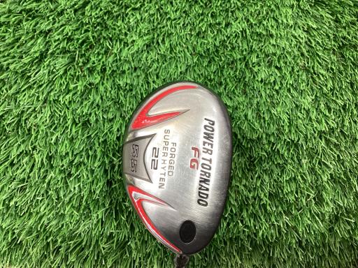 【中古】 キャスコ POWER TORNADO FG 55(22°) ユーティリティ UT ELASTER U5000 (フレックスR) メンズ 男性用 右利き 右用 Cランク ゴルフクラブ