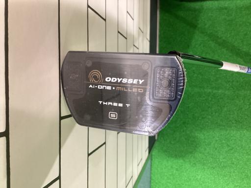 ZEBRA - 【中古】 オデッセイ Ai-ONE・MILLED THREE T 34インチ パター PT STROKE LAB 90 スチール (フレックスその他) メンズ 男性用 右利き 右用 Aランク ゴルフクラブ