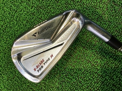 中古 Cランク （フレックスS） ブリヂストン TOURSTAGE X-BLADE 705 TYPE M 6S NS PRO 950GH ウェイトフロー S 男性用 右利き アイアンセット IR