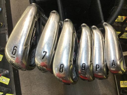 中古 Cランク （フレックスR） キャロウェイ STEELHEAD　XR　　6S XR(STEELHEAD) R 男性用 右利き アイアンセット IR