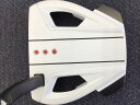 【中古】 テーラーメイド Spider EX PLATINUM/WHITE フローネック 34インチ パター PT スチール (フレックスその他) メンズ 男性用 右利き 右用 Cランク ゴルフクラブ(4)