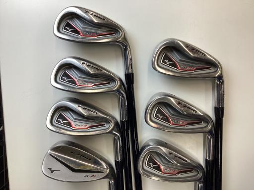 【中古】 ミズノ T-ZOID RV-02 7S アイアンセット IR RV-02 オリジナルカーボン(アイアン用) (フレックスR) メンズ 男性用 右利き 右用 Dランク ゴルフクラブ