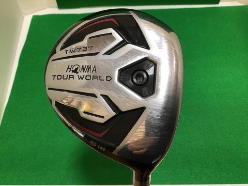 中古 Cランク （フレックスSR） 本間ゴルフ TOUR　WORLD　TW737　5W VIZARD　EX-C55 SR 男性用 右利き フェアウェイウッド FW