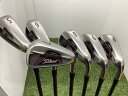 中古 Cランク （フレックスS） タイトリスト Titleist AP1 712 6S Titleist ROMBAX 60 S 男性用 右利き アイアンセット IR