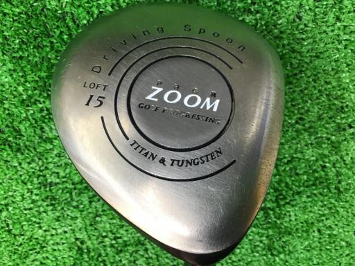 【中古】 プロギア ZOOM f.15° フェアウェイウッド FW GOLF PROGRESSING (フレックスR) メンズ 男性用 右利き 右用 Dランク ゴルフクラブ
