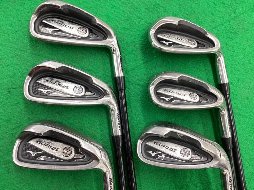 MIZUNO - 【中古】 ミズノ EURUS NX 8S アイアンセット IR EURUS NX用 (フレックスR) メンズ 男性用 右利き 右用 Cランク ゴルフクラブ