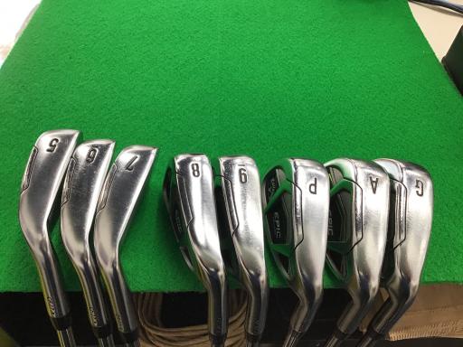 【中古】 キャロウェイ EPIC STAR 9S アイアンセット IR NS PRO ZELOS 7 (フレックスS) メンズ 男性用 右利き 右用 Cランク ゴルフクラブ