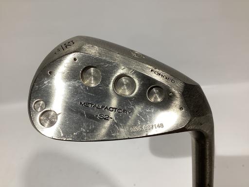【中古】 朝日ゴルフ METAL FACTORY S2 52°/10° ウェッジ WG 純正特注シャフト (フレックスS) メンズ 男性用 右利き 右用 Cランク ゴルフクラブ