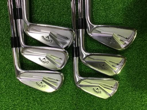 【中古】 キャロウェイ X FORGED(2024) 6S アイアンセット IR NS PRO MODUS3 TOUR105 (フレックスS) メンズ 男性用 右利き 右用 Cランク ゴルフクラブ