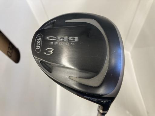 【中古】 プロギア egg M.F.D SPOON 3W(15°) フェアウェイウッド FW eggオリジナルカーボン (フレックスR) メンズ 男性用 右利き 右用 Cランク ゴルフクラブ
