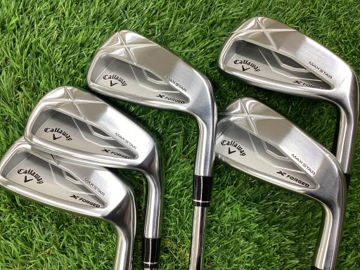 【中古】 キャロウェイ X FORGED MAX STAR(2025) 5S アイアンセット IR NS PRO 950GH neo (フレックスS) メンズ 男性用 右利き 右用 Bランク ゴルフクラブ