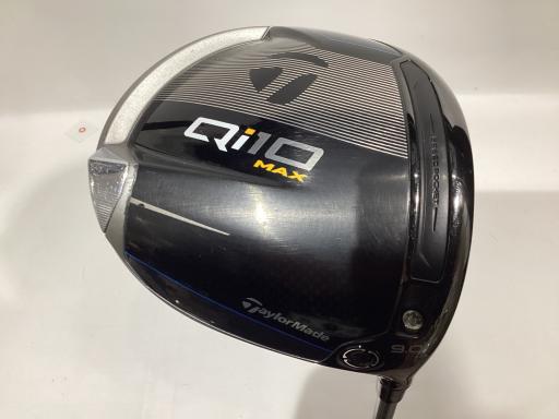 【中古】 テーラーメイド Qi10 MAX 9° ドライバー DR 純正特注シャフト (フレックスS) メンズ 男性用 右利き 右用 Cランク ゴルフクラブ