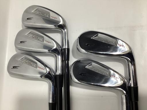【中古】 つるや GOLDEN PRIX TX-01 5S アイアンセット IR GOLDEN PRIX TX-01 Diamana(IR) (フレックスSR) メンズ 男性用 右利き 右用 Cランク ゴルフクラブ