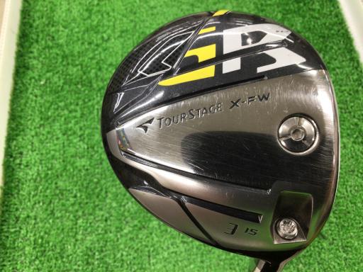 中古 Cランク （フレックスSR） ブリヂストン TOURSTAGE　X-FW　GR(2014)　3W Tour　AD　B14-03w SR 男性用 右利き フェアウェイウッド FW