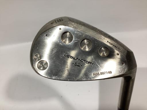 【中古】 朝日ゴルフ METAL FACTORY S2 58°/14° ウェッジ WG 純正特注シャフト (フレックスS) メンズ 男性用 右利き 右用 Cランク ゴルフクラブ