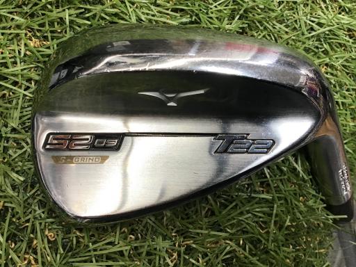 【中古】 ミズノ Mizuno T22 52°/09° S ウェッジ WG 純正特注シャフト (フレックスSR) メンズ 男性用 右利き 右用 Cランク ゴルフクラブ