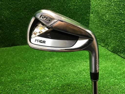 【中古】 プロギア RS チタンフェース 7S アイアンセット IR 純正特注シャフト (フレックスR) メンズ 男性用 右利き 右用 Cランク ゴルフクラブ