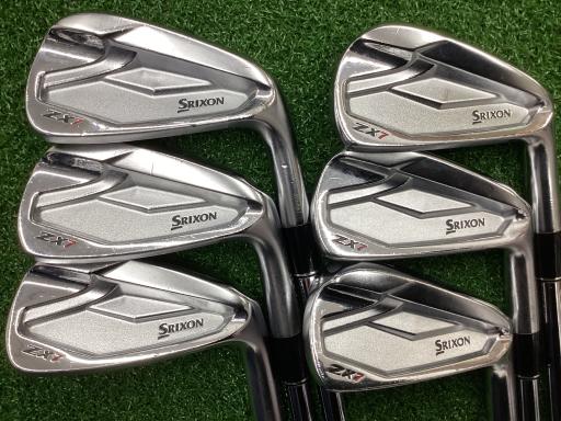 【中古】 ダンロップ SRIXON ZX7 6S アイアンセット IR 純正特注シャフト (フレックスS) メンズ 男性用 右利き 右用 Cランク ゴルフクラブ