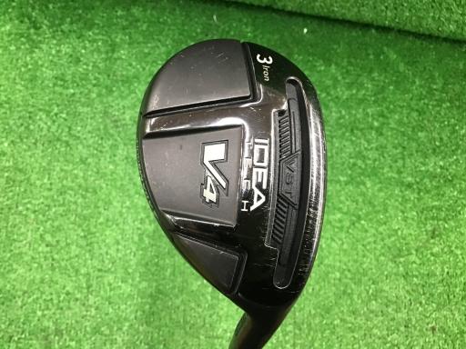 Adams - 【中古】 アダムスゴルフ IDEA TECH V4 HYBRID U3 ユーティリティ UT NS PRO 950GH (フレックスS) メンズ 男性用 右利き 右用 Cランク ゴルフクラブ
