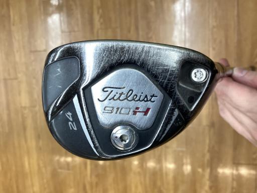 【中古】 タイトリスト 910 H 24° ユーティリティ UT Dynamic Gold (フレックスS) メンズ 男性用 右利き 右用 Dランク ゴルフクラブ