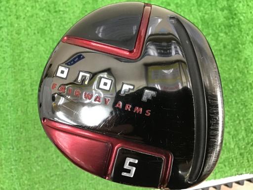【中古】 グローブライド ONOFF ARMS(2022) AKA 5W フェアウェイウッド FW 純正特注シャフト (フレックスSR) メンズ 男性用 右利き 右用 Cランク ゴルフクラブ