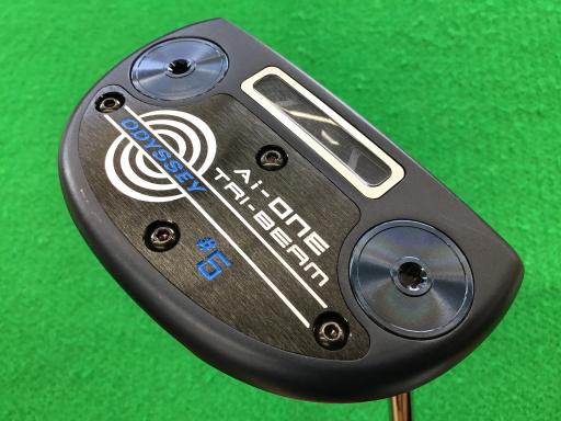 【中古】 オデッセイ Ai-ONE TRI-BEAM #5 33インチ パター PT STROKE LAB 90 スチール (フレックスその他) メンズ 男性用 右利き 右用 Bランク ゴルフクラブ