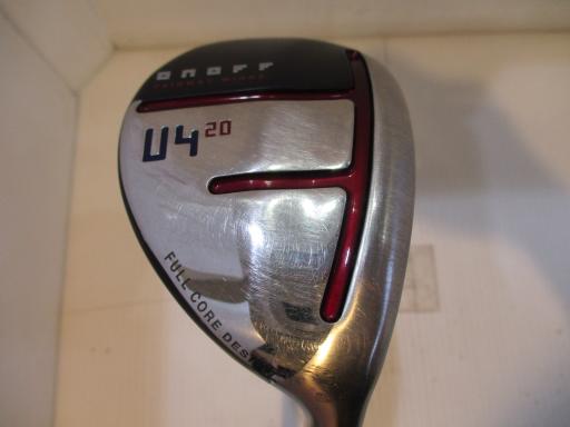 【中古】 グローブライド ONOFF FAIRWAY WINGS(2020) AKA U4 ユーティリティ UT SMOOTH KICK MP-520U (フレックスSR) メンズ 男性用 右利き 右用 Cランク ゴルフクラブ