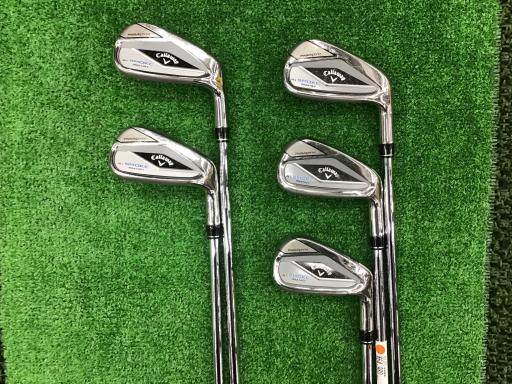 【中古】 キャロウェイ PARADYM Ai SMOKE MAX FAST 5S アイアンセット IR NS PRO ZELOS 7 (フレックスS) メンズ 男性用 右利き 右用 Cランク ゴルフクラブ