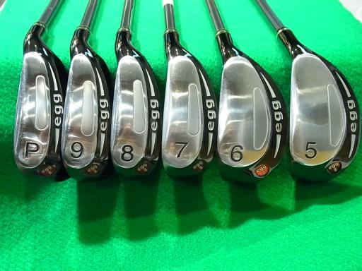 【中古】 プロギア egg II 8S アイアンセット IR eggオリジナルカーボン (フレックスS) メンズ 男性用 右利き 右用 Dランク ゴルフクラブ