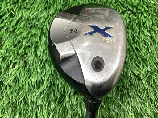 タイプ男性用利き手右利き商品コード2100402420425クラブ種別ユーティリティメーカー名キャロウェイ商品名X　ユーティリティ　4H（24°）発売年2006シャフトX　SERIES　60Hシャフト材質カーボンメーカーフレックスRフレックスRクラブセット組合せ内容クラブセット本数0クラブセット不足本数0クラブセット実本数0総合ランク&nbsp;ランクについて傷状態：ヘッド上部C傷状態：フェースC傷状態：ヘッド下部C傷状態：シャフトB傷状態：グリップオリジナル外 傷あり（交換必要）傷状態：ヘッドカバーヘッドカバー無し査定特記・商品状態&nbsp;メーカーカタログ情報となりますので、実商品と異なる場合がございます。ヘッドロフト角(°)24ヘッド体積(cc)シャフト長(インチ)39.75クラブ重量(g)店舗名戸塚インドア練習場店住所神奈川県横浜市戸塚区下倉田町202電話番号045-719-4788キャロウェイX　ユーティリティ　4H(24°)