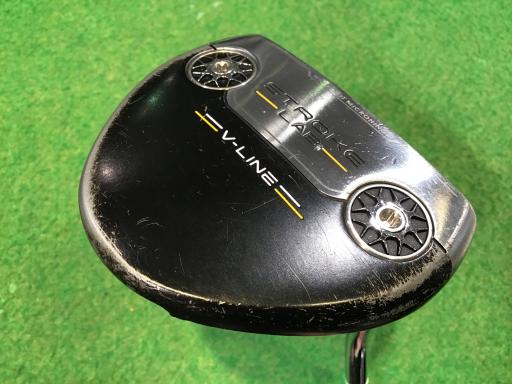 【中古】 オデッセイ STROKE LAB V-LINE 34インチ パター PT STROKE LAB (フレックスその他) メンズ 男性用 右利き 右用 Cランク ゴルフクラブ