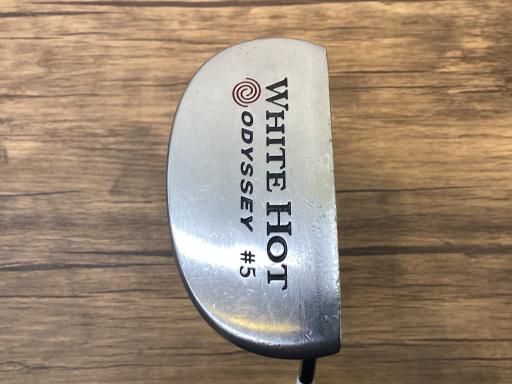 【中古】 オデッセイ WHITE HOT #5 34インチ パター PT スチール (フレックスその他) メンズ 男性用 右..