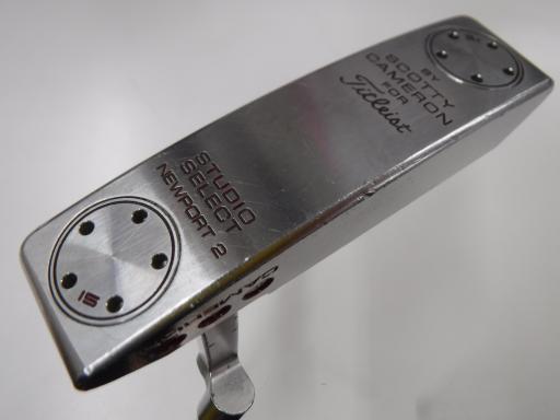 【中古】 タイトリスト SCOTTY CAMERON STUDIO SELECT NEWPORT 2 34インチ(15g) パター PT スチール (フレックスその他) メンズ 男性用 右利き 右用 Cランク ゴルフクラブ