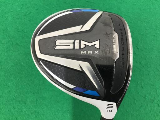 【中古】 テーラーメイド SIM MAX 5W レディース フェアウェイウッド FW TENSEI BLUE TM40(FW) (フレックスL) レディース 女性用 右利き 右用 Cランク ゴルフクラブ