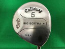 【中古】 キャロウェイ BIG BERTHA 5W USA フェアウェイウッド FW RCH60 (フレックスS) メンズ 男性用 右利き 右用 Cランク ゴル...