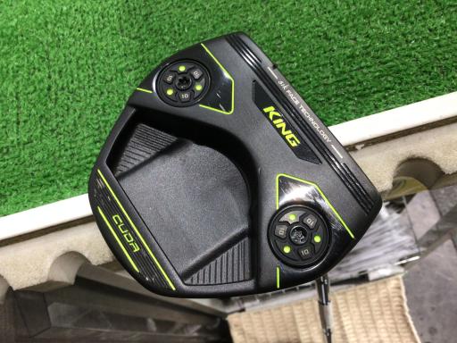 【中古】 コブラ KING CUDA シングルベンド 34インチ パター PT スチール (フレックスその他) メンズ 男性用 右利き 右用 Cランク ゴルフクラブ