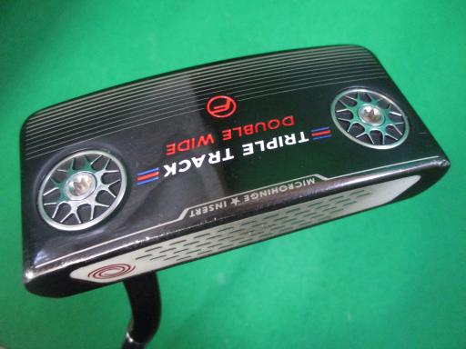 【中古】 オデッセイ TRIPLE TRACK DOUBLE WIDE 32インチ レディース パター PT STROKE LAB BLACK (フレックスその...