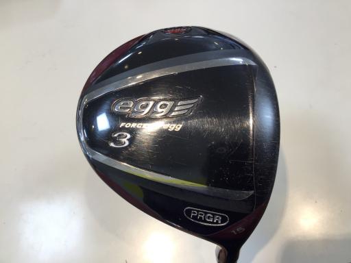 【中古】 プロギア egg(2017) 3W フェアウェイウッド FW eggオリジナルカーボン (フレックスSR) メンズ 男性用 右利き 右用 Cランク ゴルフクラブ